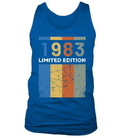 40 Years Vintage 1983 Retro 40th Birthday Tank Top Unisex