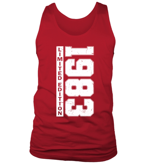 40th birthday vintage 1983 limited edition Tank Top Unisex