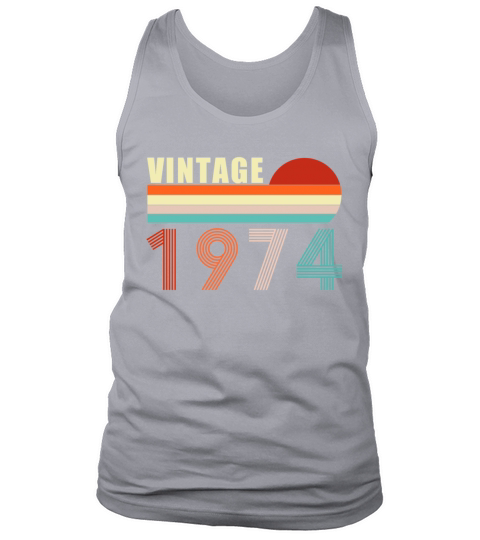 47th Birthday Gift - Vintage 1974 Tank Top Unisex