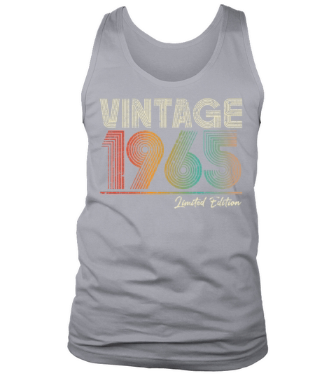 58 Years Old Vintage 1965 58th Birthday Gifts Tank Top Unisex