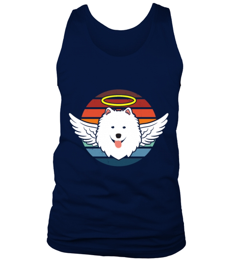 Angel Dog Retro Tank Top Unisex
