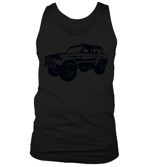 ford bronco drawing vintage symbol Tank Top Unisex