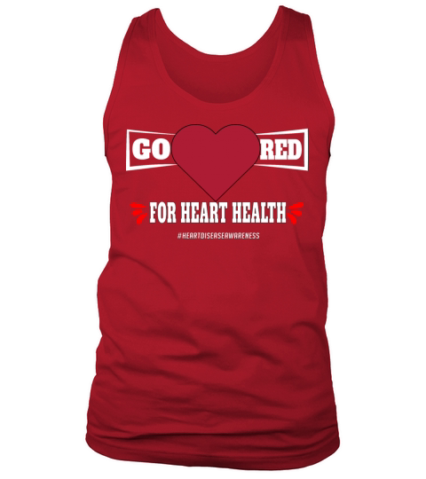 Go Red For Heart Health Awareness Month February Tank Top Unisex