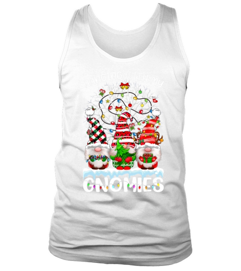 Hanging With My Gnomies Nordic Santa Gnome Christm Tank Top Unisex