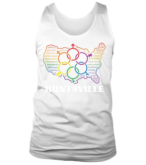 Huntsville Pride Flag Pride Month LGBTQ Flag LGBT Tank Top Unisex