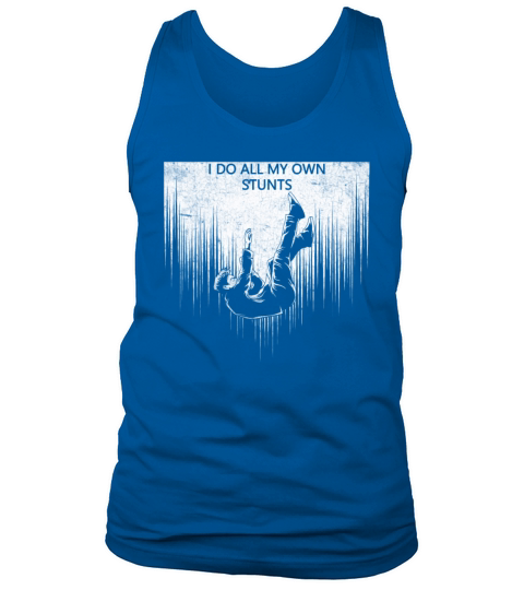 I Do My Own Stunts Get Well Gift Injury Leg Tank Top Unisex