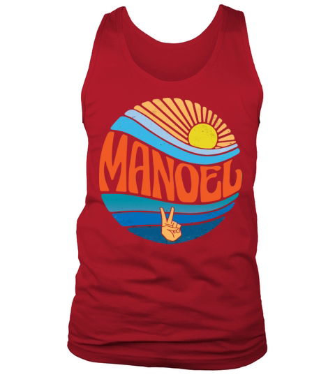 Manoel Shirt Vintage Sunset Manoel Groovy Tie Dye Tank Top Unisex