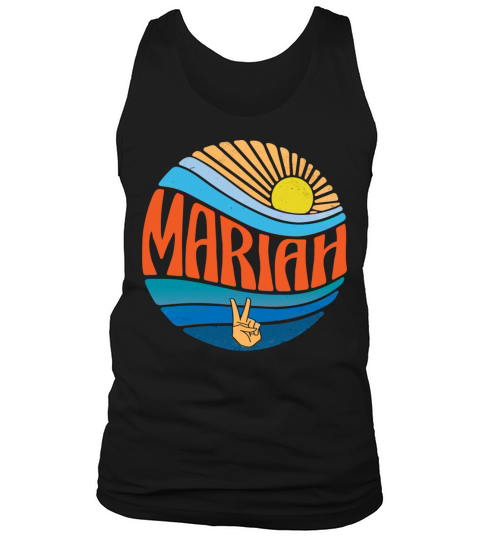 Mariah Shirt Vintage Sunset Mariah Groovy Tie Dye Tank Top Unisex