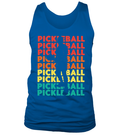 Pickleball Retro Vintage Tank Top Unisex
