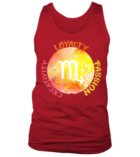 Scorpio Zodiac Sign Tank Top Unisex