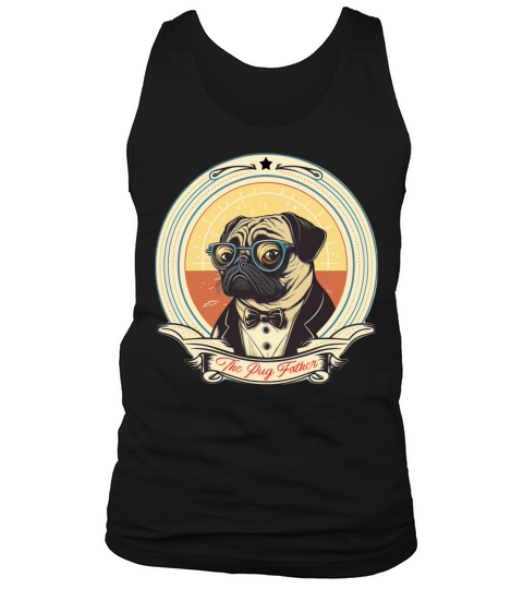 The Pug Father vintage Tank Top Unisex