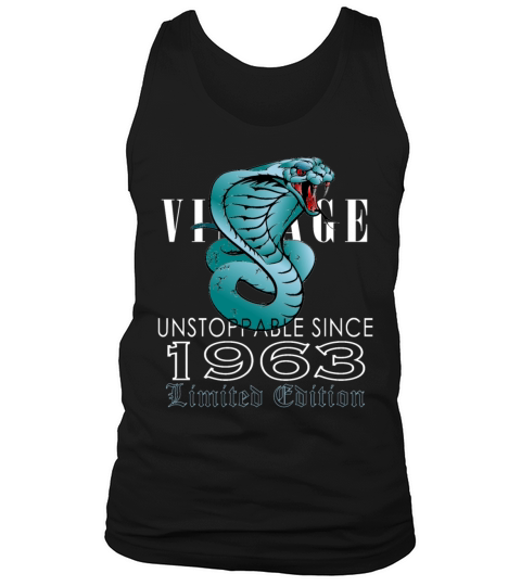 Vintage 1963 Cobra 60 Years Limited Edition Tank Top Unisex