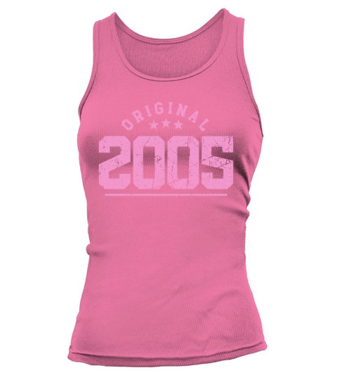 18 Years Vintage 2005 Retro 18th Birthday Tank top Woman