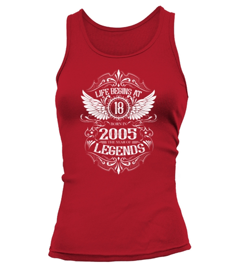 18th Birthday Gifts 2005 Vintage Tank top Woman
