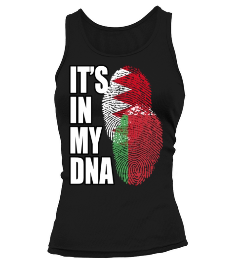 Belarusian And Bahraini Mix Heritage DNA Flag Tank top Woman