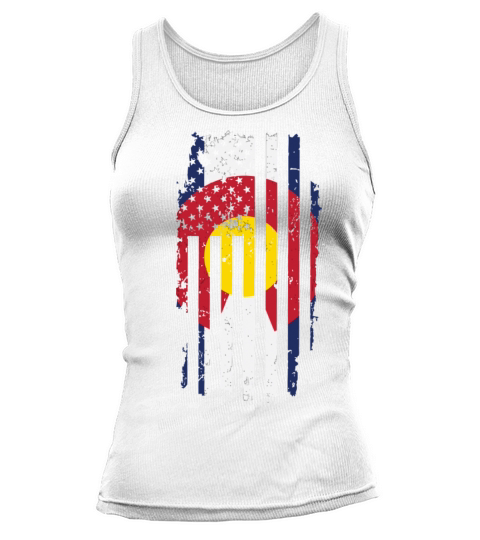 Colorado Vintage State Flag Tank top Woman