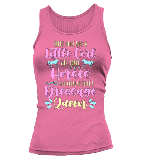 Dressage There Once Was A Little Girl Horse Riding Tank top Woman