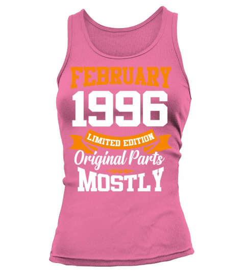 February 1996 Vintage Birthday Present Tank top Woman
