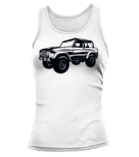 ford bronco drawing vintage symbol Tank top Woman