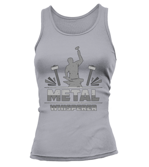 Forging Metal Whisperer Anvils Forger Blacksmiths Tank top Woman