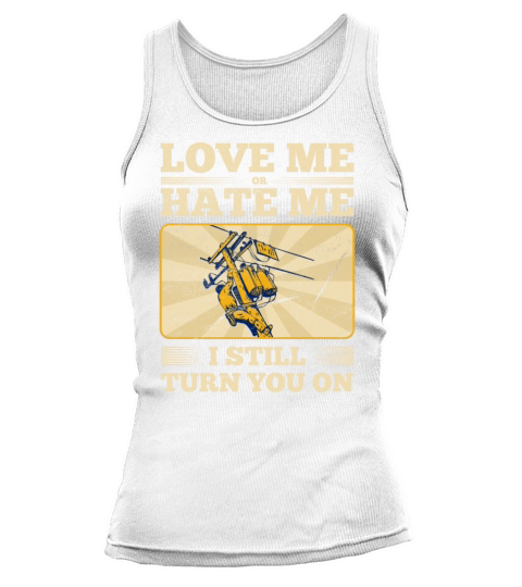Funny Electrical Lineman Saying Thank A Lineman Tank top Woman