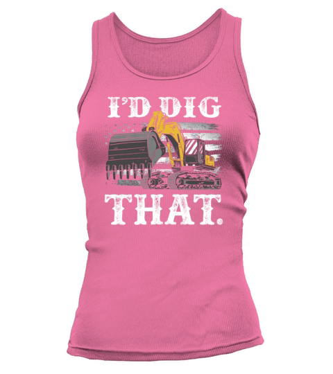Funny Excavator Heavy Machines Operator Tank top Woman