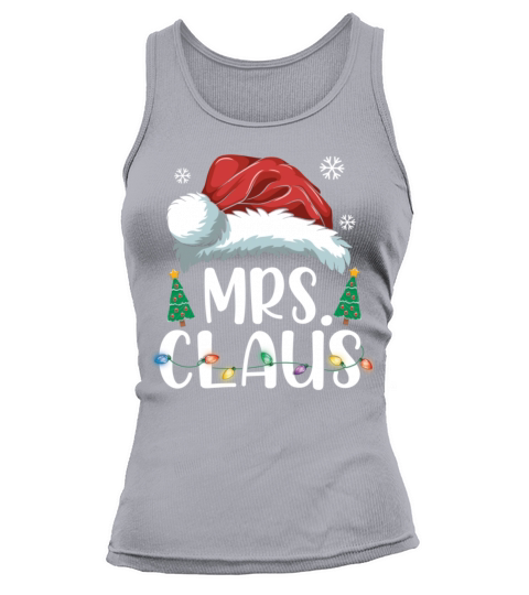 Funny Mrs Claus Santa Christmas Matching Couple Tank top Woman