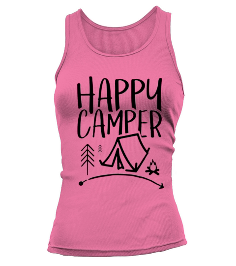 happy camper Tank top Woman