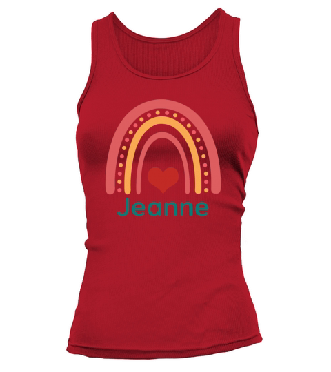Jeanne Vintage Boho Rainbow Tank top Woman