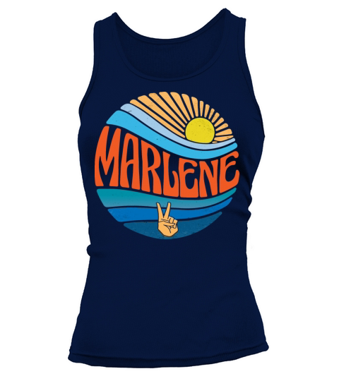 Marlene Shirt Vintage Sunset Marlene Groovy Tie Tank top Woman