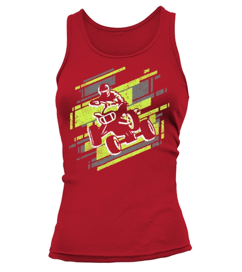 Quad Biker Offroad Vintage 4 wheeler ATV Tank top Woman
