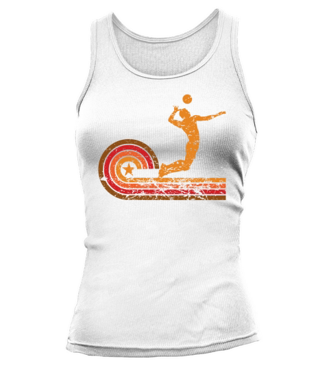 Retro Style Volleyball Player Vintage Tank top Woman