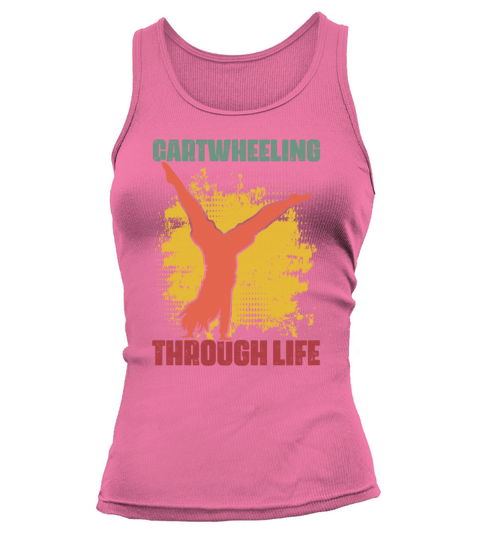 Retro Vintage Cartwheel Gymnastics Lover For A Tank top Woman