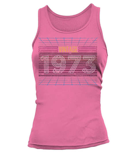 Vintage 1973 48th Birthday Gift Tank top Woman