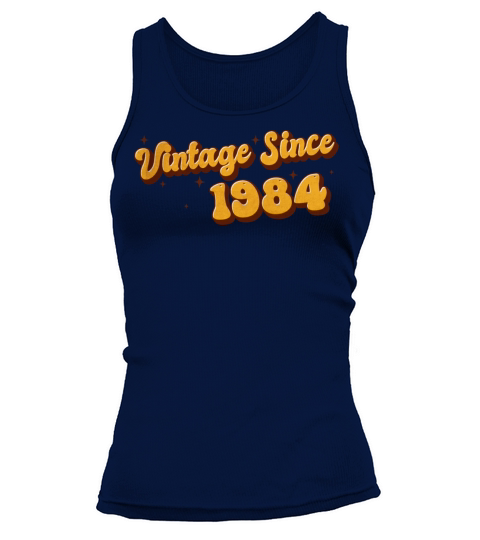 Vintage since 1984 39 Years Old - Groovy 39th Tank top Woman