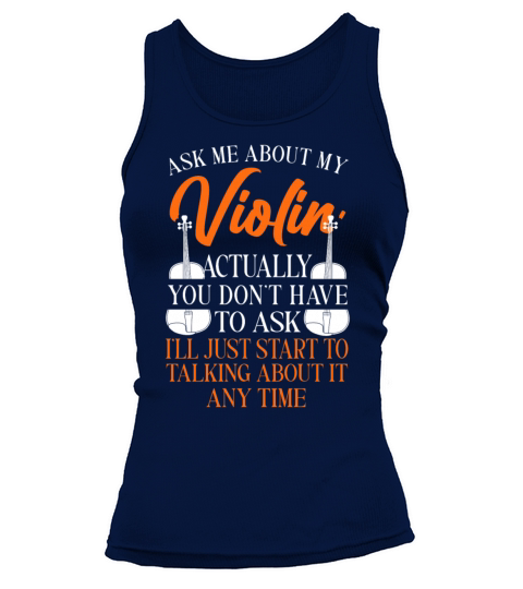 Violin Violinist Vintage Ask Me Tank top Woman