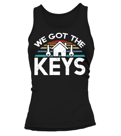 We Got The Keys Distressed Vintage Tank top Woman