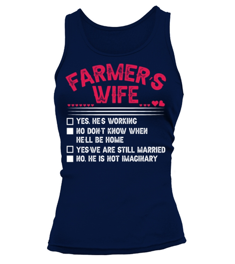 Womens Farmer s Wife Checklist funny saying gift Tank top Woman