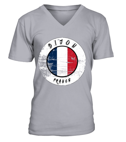 Dijon France Vintage V-Neck T-shirt