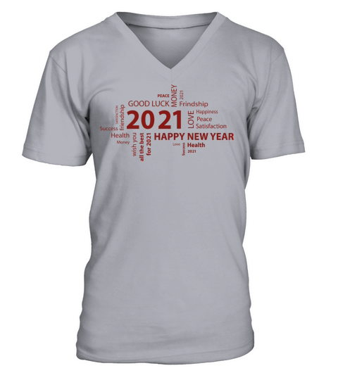 Happy New Year 2021 V-Neck T-shirt