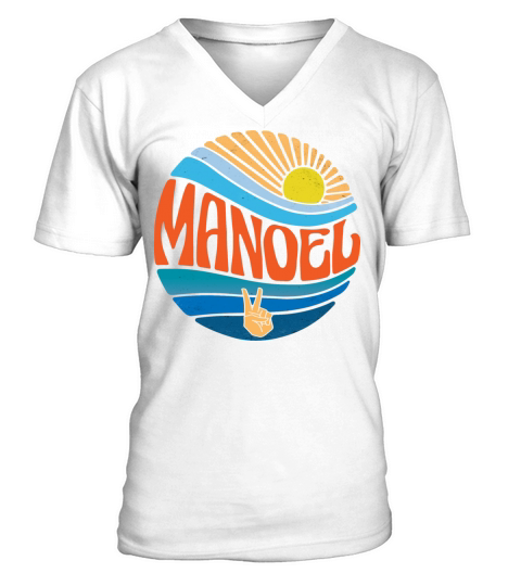 Manoel Shirt Vintage Sunset Manoel Groovy Tie Dye V-Neck T-shirt