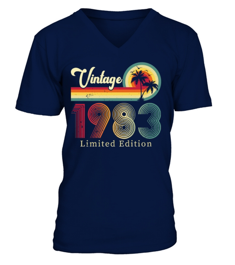 Vintage 1983 Limited Edition V-Neck T-shirt