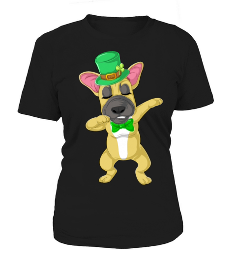 dabbing french bulldog st patricks day Women's T-Shirt