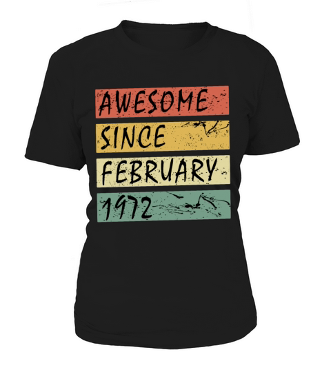 February 1972 vintage gift idea Women's T-Shirt