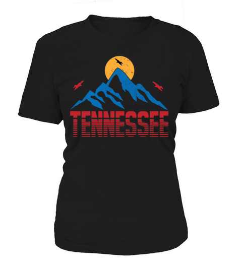 Tennessee Hiking Camping Trip Vintage Mountain Women's T-Shirt