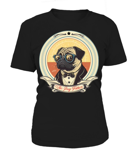 The Pug Father vintage Women's T-Shirt