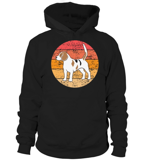Beagle Dog Lover Retro Vintage Gift Hoodie Unisex
