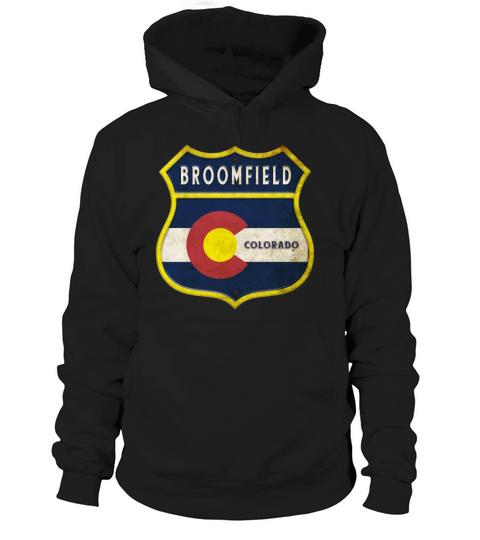 Broomfield Colorado crest design Hoodie Unisex