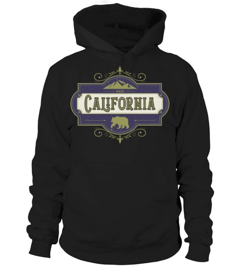 California Bear Vintage Hoodie Unisex