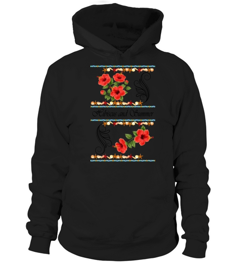 Hibiscus and Summer - Vintage Hoodie Unisex